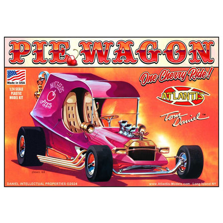 Atlantis 1/24 Tom Daniel's Pie Wagon Show Rod Model Kit-Atlantis-ModelCars.com