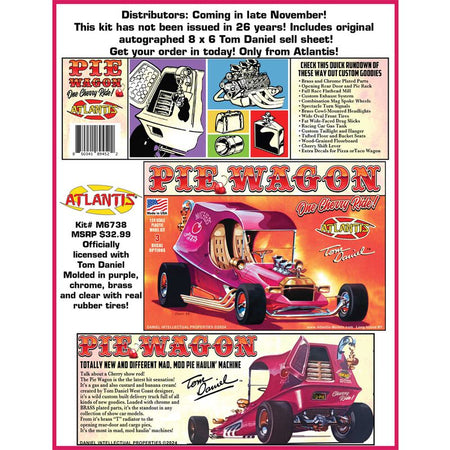 Atlantis 1/24 Tom Daniel's Pie Wagon Show Rod Model Kit-Atlantis-ModelCars.com
