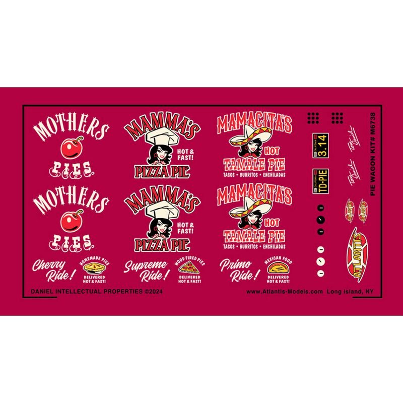 Atlantis 1/24 Tom Daniel's Pie Wagon Show Rod Model Kit - Atlantis - ModelCars.com