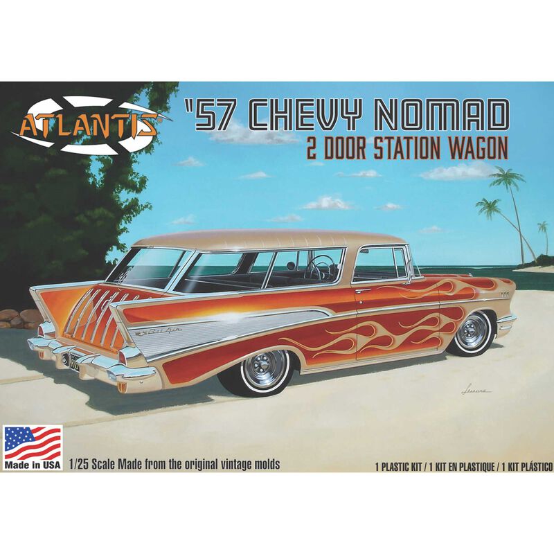 Atlantis 1/25 1957 Chevy Nomad Model Kit-Atlantis-ModelCars.com