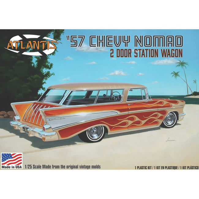 Atlantis 1/25 1957 Chevy Nomad Model Kit-Atlantis-ModelCars.com