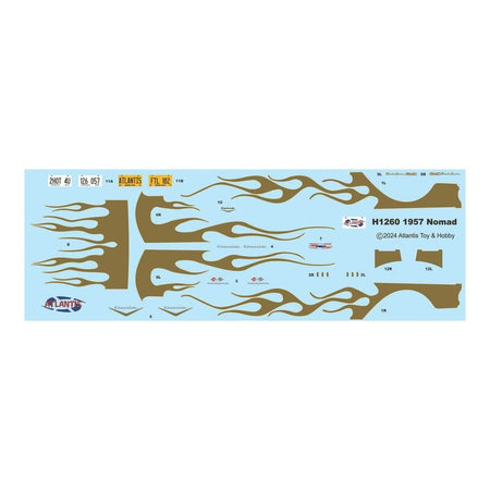 Atlantis 1/25 1957 Chevy Nomad Model Kit - Atlantis - ModelCars.com