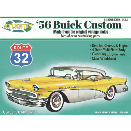 Atlantis 1:32 Scale 1956 Buick Century Custom Model Kit H1230-Atlantis-ModelCars.com