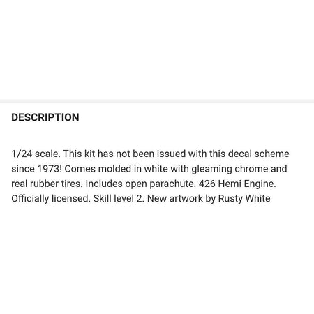 Atlantis Don Prudhomme Snake Front Engine Dragster - 1/24 Scale - Atlantis - ModelCars.com