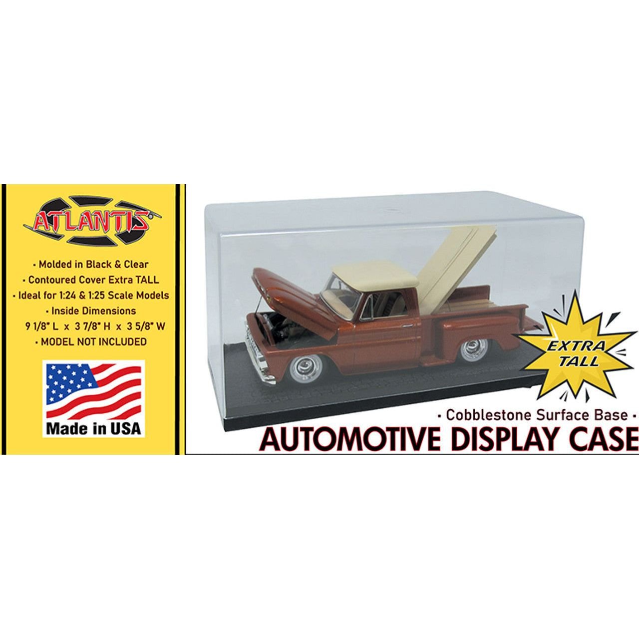 Atlantis Models Auto Display Case 1/24 1/25 Cobblestone Street – AAN1014 - Atlantis - ModelCars.com