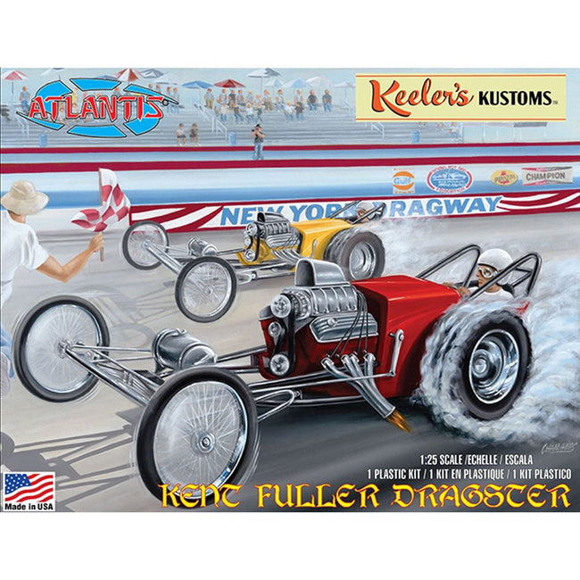 Atlantis Models Keelers Kustom’s Kent Fuller Dragster – AAN13103-Atlantis-ModelCars.com
