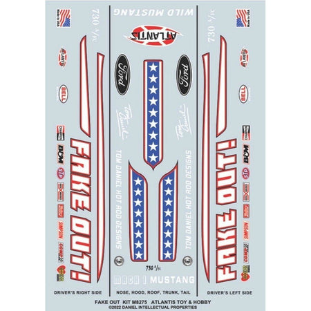 Atlantis Tom Daniel Fake Out Funny Car 1/32-Atlantis-ModelCars.com