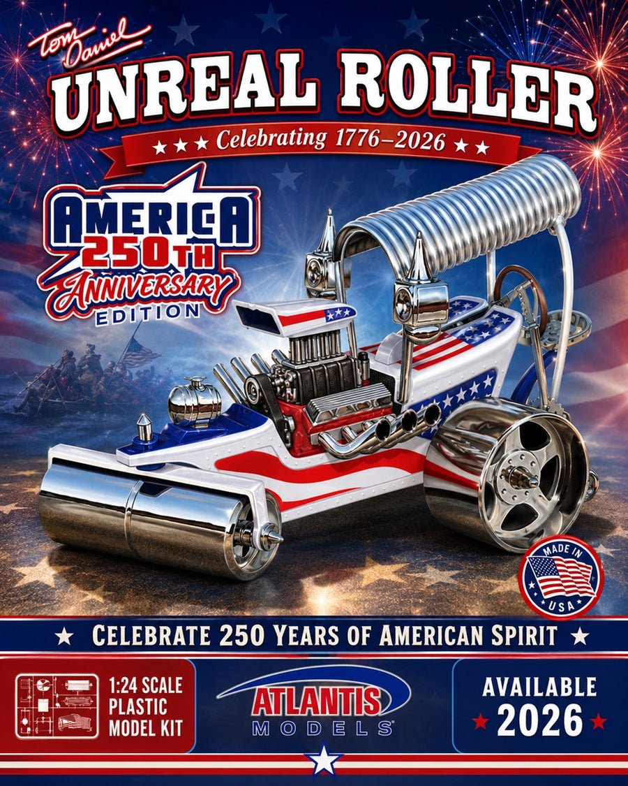 ATLANTIS TOY & HOBBY INC. 1:24 Tom Daniel - Unreal Roller America 250th Anniversary Edition-Atlantis-ModelCars.com