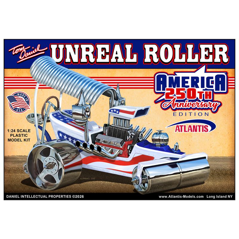 ATLANTIS TOY & HOBBY INC. 1:24 Tom Daniel - Unreal Roller America 250th Anniversary Edition-Atlantis-ModelCars.com