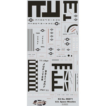 Atlantis U.S. Missile Set 36 Missiles Included STEM 1/128 Scale-Atlantis-ModelCars.com