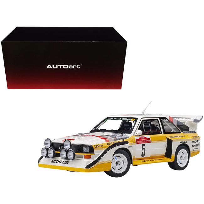 Audi Quattro S1 5 W. Roehrl - Ch. Geistdoerfer Winner Rally San Remo (1985) 1/18 Model Car by Autoart - Autoart - ModelCars.com