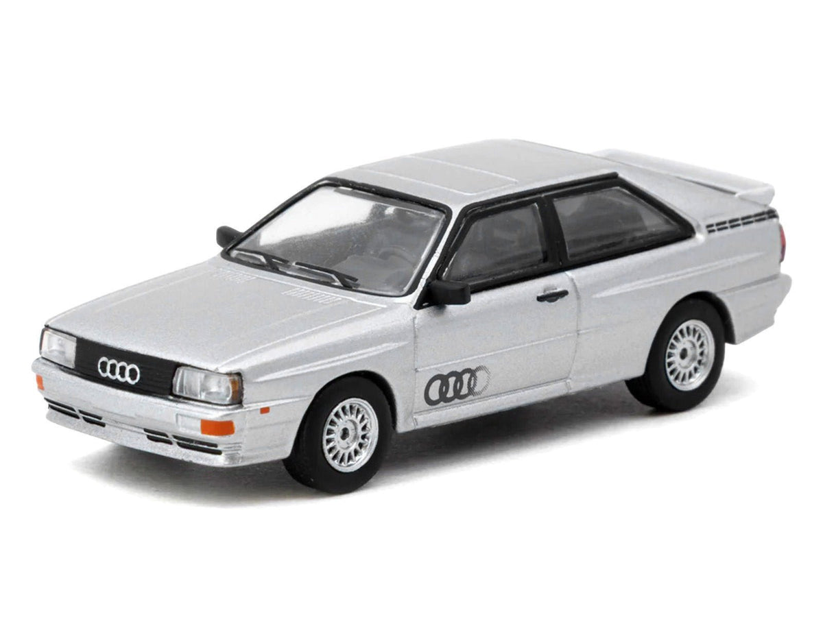 Audi Quattro Silver Metallic "Collab64" Series 1/64 Diecast Model Car by Schuco & Tarmac Works-Schuco-ModelCars.com