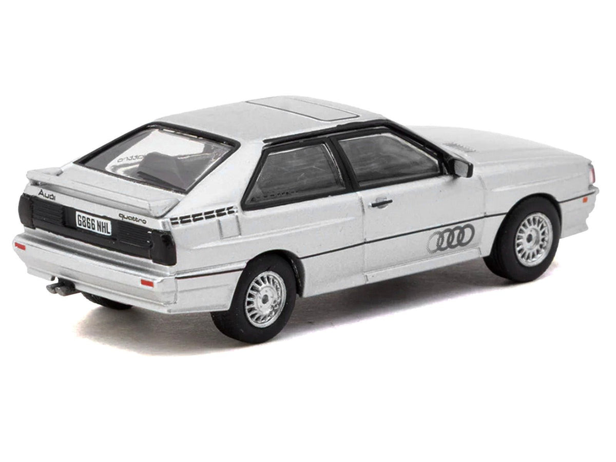 Audi Quattro Silver Metallic "Collab64" Series 1/64 Diecast Model Car by Schuco & Tarmac Works-Schuco-ModelCars.com