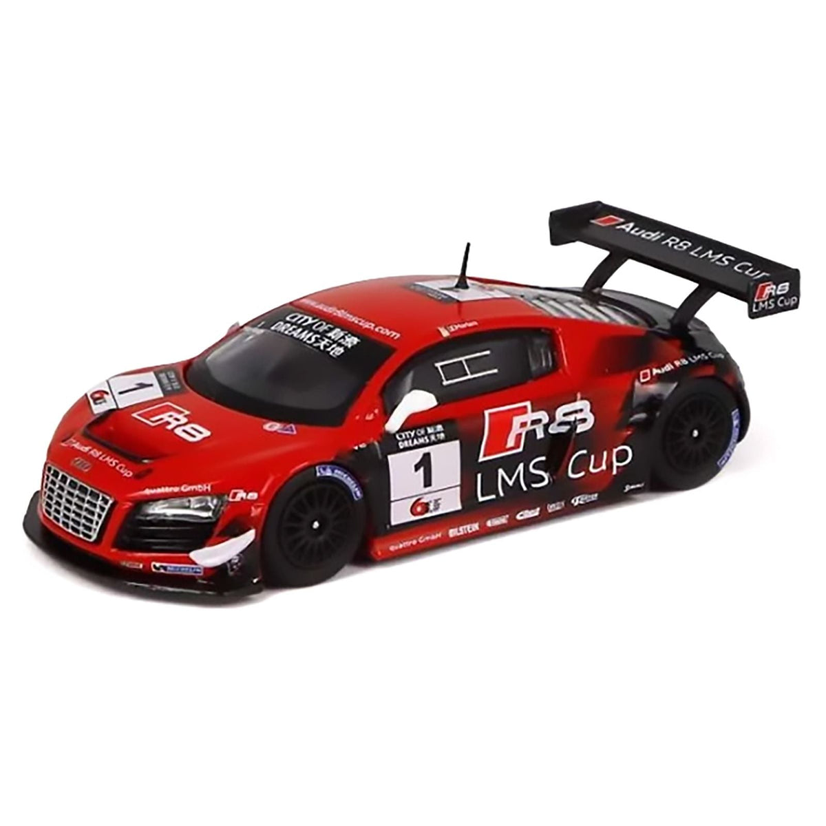 Audi R8 LMS #1 Edoardo Mortara Winner "Macau GT Cup" (2013) 1/64 Diecast Model Car by Pop Race-Pop Race-ModelCars.com