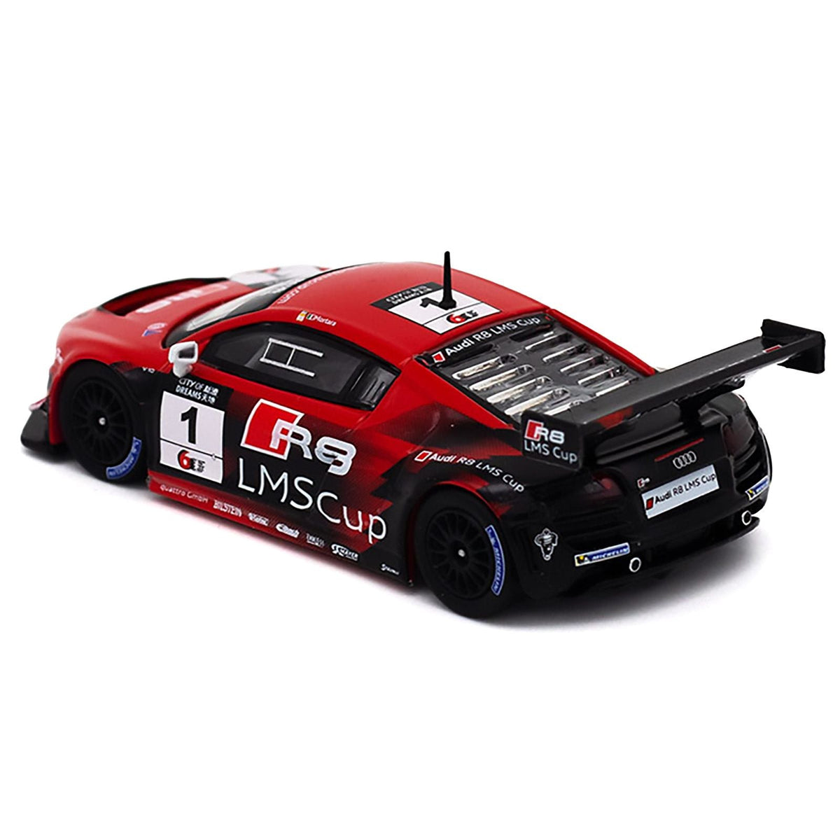 Audi R8 LMS #1 Edoardo Mortara Winner "Macau GT Cup" (2013) 1/64 Diecast Model Car by Pop Race-Pop Race-ModelCars.com