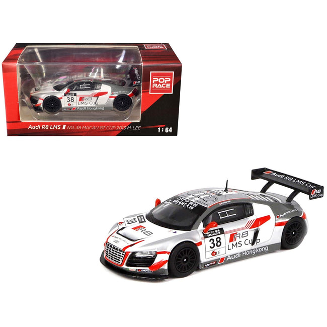 Audi R8 LMS #38 Marchy Lee "Macau GT Cup" (2013) 1/64 Diecast Model Car by Pop Race-Pop Race-ModelCars.com