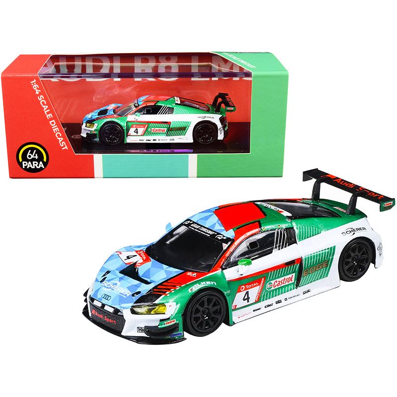 Audi R8 LMS 4 Audi Sport Team Phoenix Nurburgring P1 24 Hours (2019) 1/64 Diecast Model Car by Paragon - Paragon - ModelCars.com