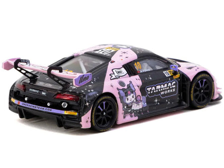 Audi R8 LMS GT3 evo II #10 Adderly Fong "Uno Racing Team - Kuromi" "Macau GT Cup - FIA GT World Cup" (2024) with Collectible Tarmac Cards "Hobby64" Series 1/64 Diecast Model Car by Tarmac Works-Tarmac Works-ModelCars.com