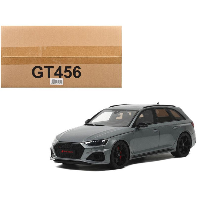 Audi RS 4 Competition Gray Metallic 1/18 Model Car by GT Spirit-GT Spirit-ModelCars.com