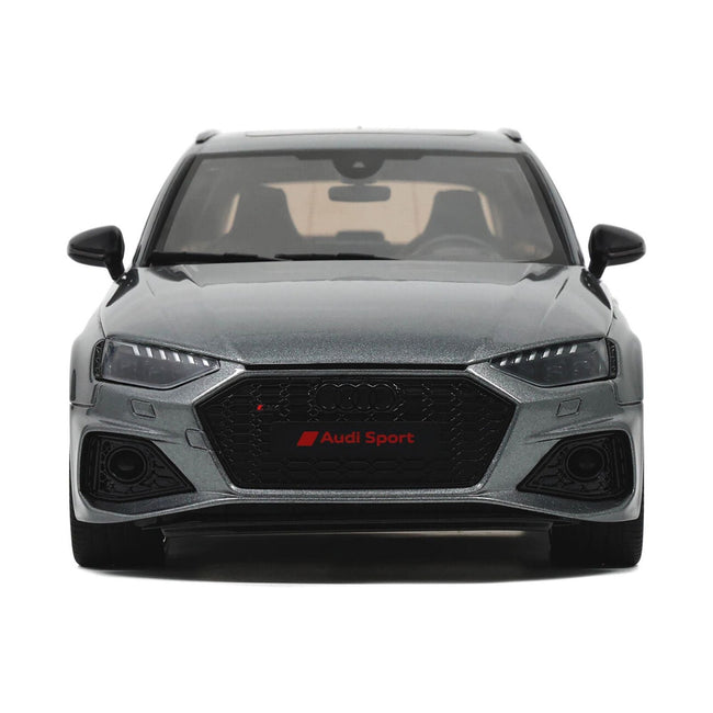 Audi RS 4 Competition Gray Metallic 1/18 Model Car by GT Spirit-GT Spirit-ModelCars.com