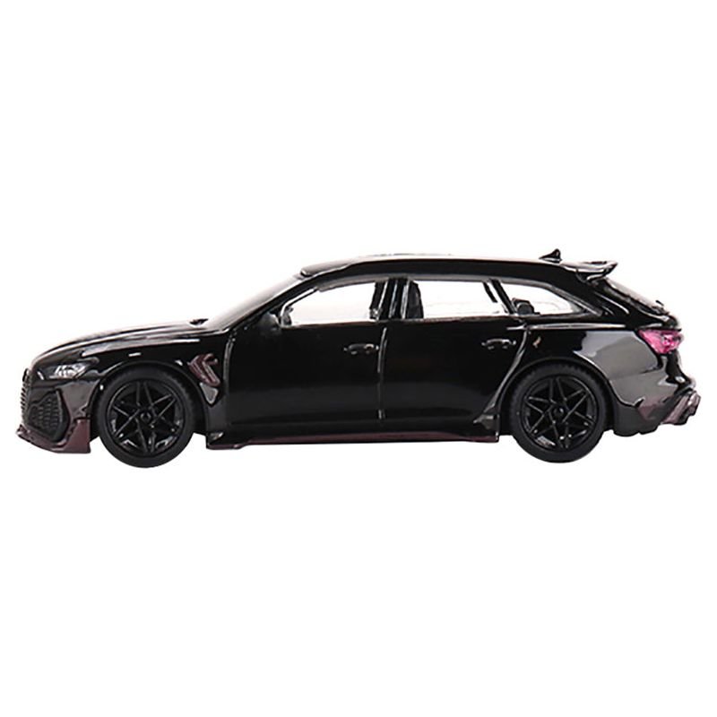 Audi RS6 ABT Black "Johann Abt Signature Edition" Limited Edition to 2400 pieces Worldwide 1/64 Diecast Model Car by True Scale Miniatures - True Scale Miniatures - ModelCars.com