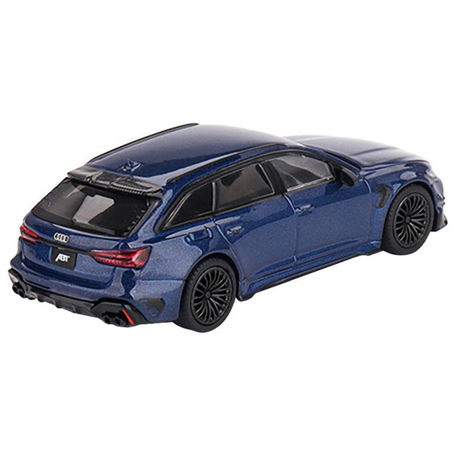 Audi RS6 - R ABT Navarra Blue Metallic Limited Edition to 3240 pieces Worldwide 1/64 Diecast Model Car by True Scale Miniatures - True Scale Miniatures - ModelCars.com