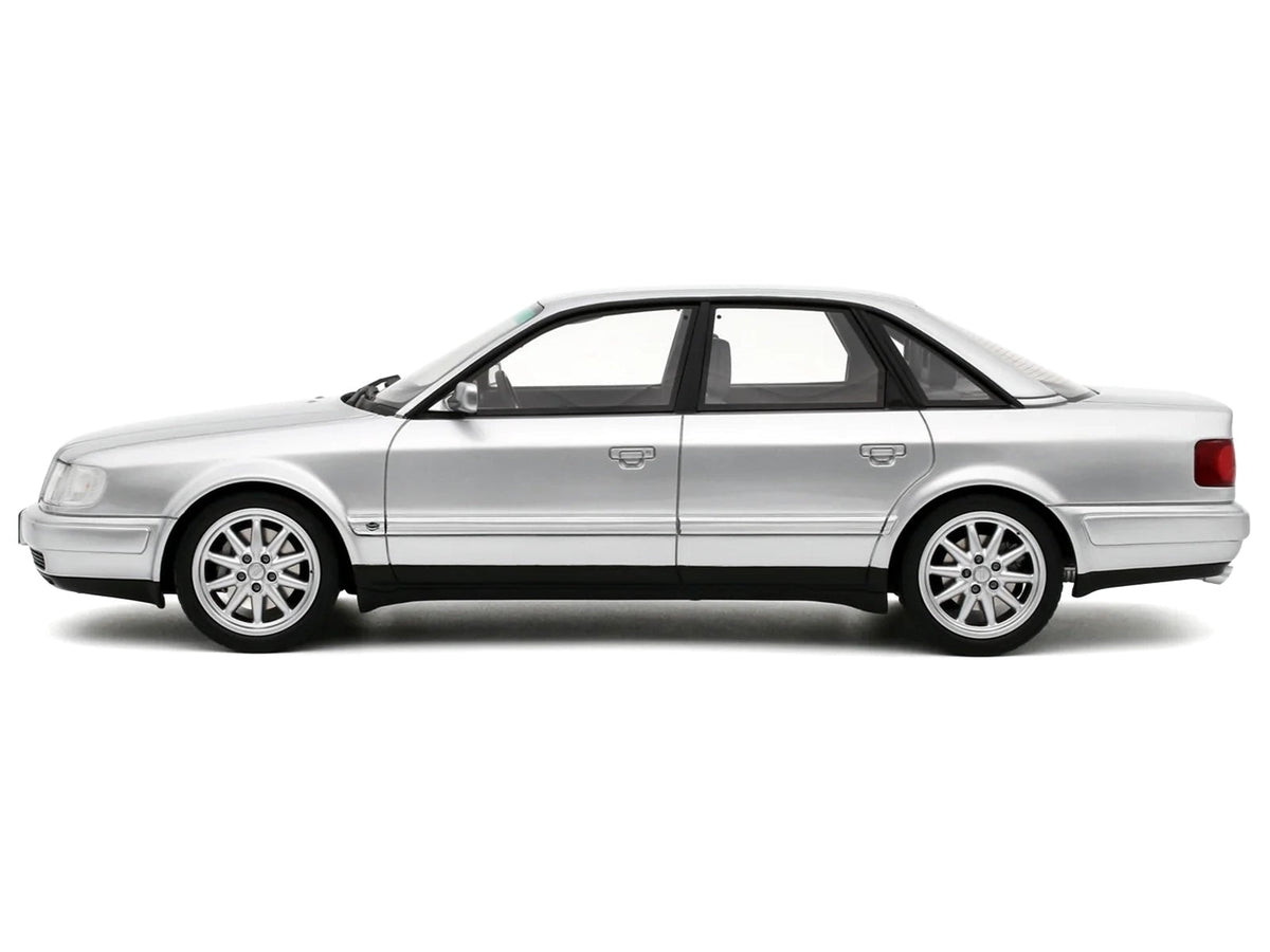 Audi S4 (C4) 4.2 V8 Crystal Silver Metallic Limited Edition to 2000 pieces Worldwide 1/18 Model Car by Otto Mobile-Otto Mobile-ModelCars.com