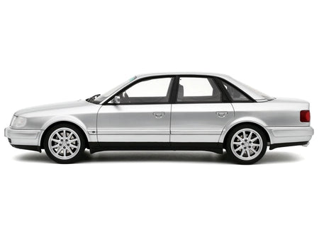 Audi S4 (C4) 4.2 V8 Crystal Silver Metallic Limited Edition to 2000 pieces Worldwide 1/18 Model Car by Otto Mobile-Otto Mobile-ModelCars.com
