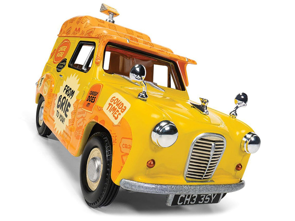 Austin A35 Van RHD (Right Hand Drive) Yellow "Cheese Please" "Wallace & Gromit" Diecast Model Car by Corgi-Corgi-ModelCars.com