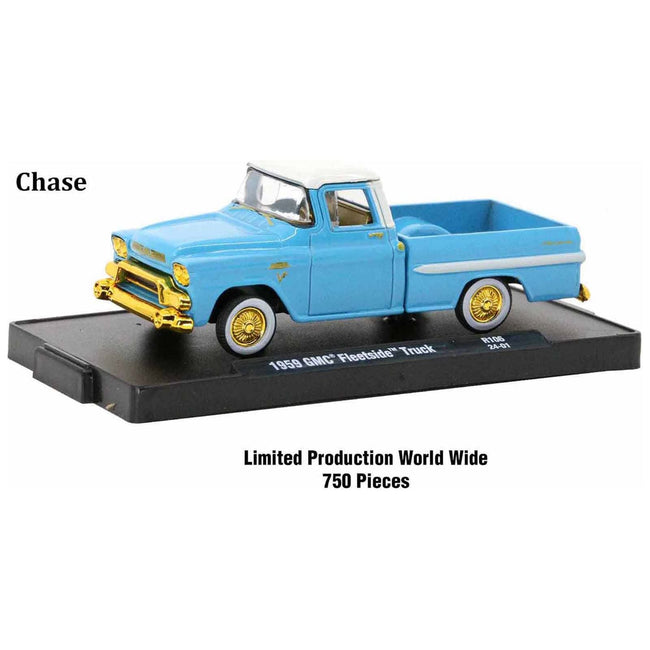 "Auto-Drivers" Set of 4 pieces in Blister Packs Release 106 Limited Edition to 9600 pieces Worldwide 1/64 Diecast Model Cars by M2 Machines-M2-ModelCars.com