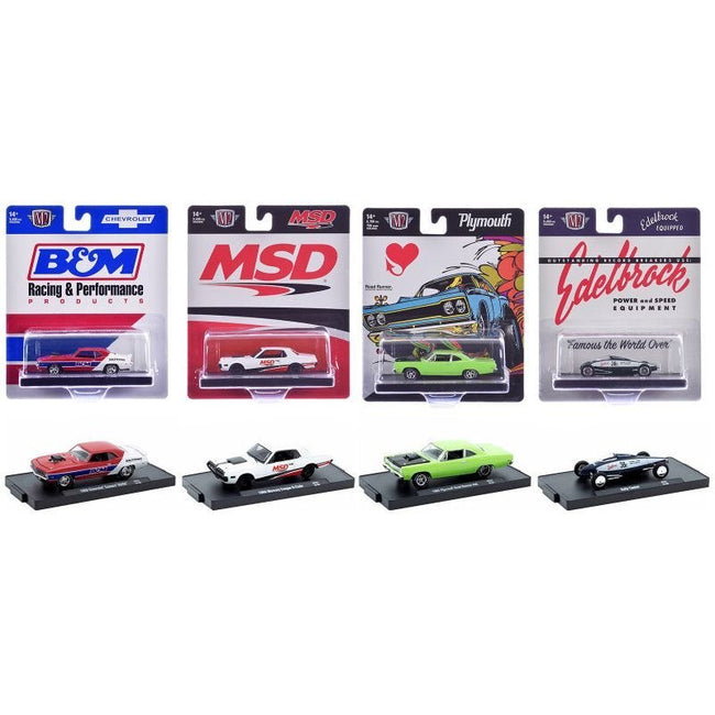 "Auto-Drivers" Set of 4 pieces in Blister Packs Release 121 Limited Edition to 9450 pieces Worldwide 1/64 Diecast Model Cars by M2 Machines-M2-ModelCars.com