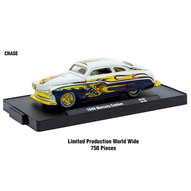"Auto-Drivers" Set of 4 pieces in Blister Packs Release 122 Limited Edition to 9600 pieces Worldwide 1/64 Diecast Model Cars by M2 Machines-M2-ModelCars.com