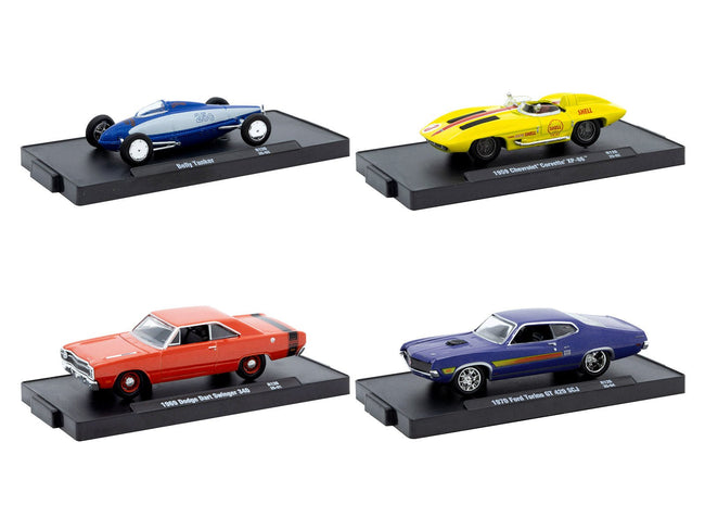 "Auto-Drivers" Set of 4 pieces in Blister Packs Release 126 Limited Edition to 9600 pieces Worldwide 1/64 Diecast Model Cars by M2 Machines-M2-ModelCars.com