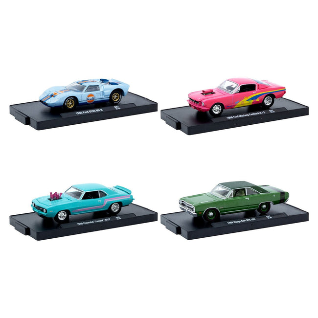 "Auto-Drivers" Set of 4 pieces in Blister Packs Release S07 Limited Edition to 7500 pieces Worldwide 1/64 Diecast Model Cars by M2 Machines-M2-ModelCars.com