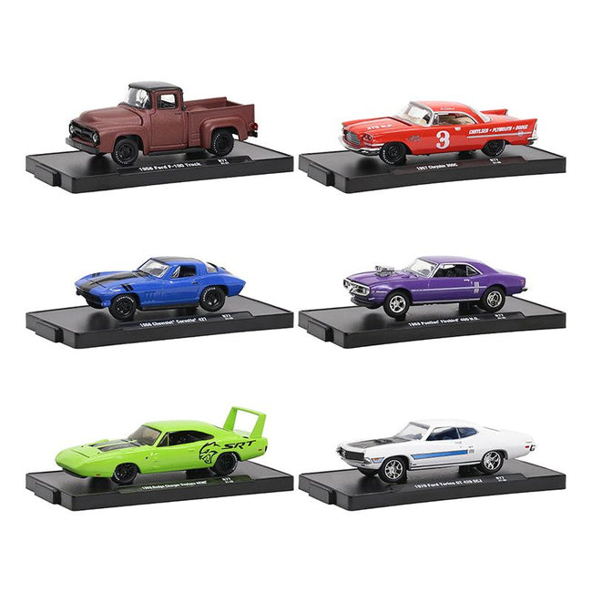 "Auto-Drivers" Set of 6 pieces in Blister Packs Release 77 Limited Edition to 9600 pieces Worldwide 1/64 Diecast Model Cars by M2 Machines-M2-ModelCars.com