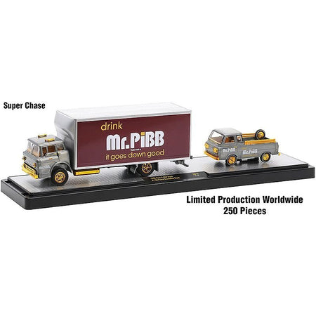 Auto Haulers "3 Sodas" Set of 3 pieces Release 12 Limited Edition to 7400 pieces Worldwide 1/64 Diecast Models by M2 Machines-M2-ModelCars.com
