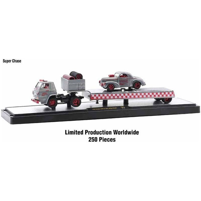 Auto Haulers "3 Sodas" Set of 3 pieces Release 14 Limited Edition to 8400 pieces Worldwide 1/64 Diecast Models by M2 Machines-M2-ModelCars.com