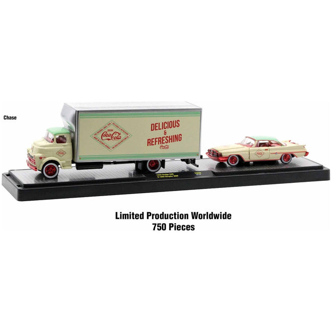 Auto Haulers "Coca - Cola" Set of 3 pieces Release 20 Limited Edition to 8400 pieces Worldwide 1/64 Diecast Models by M2 Machines - M2 - ModelCars.com