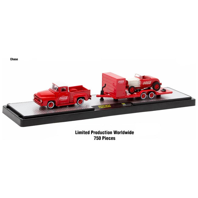 Auto Haulers "Coca - Cola" Set of 3 pieces Release 31 Limited Edition to 7250 pieces Worldwide 1/64 Diecast Models by M2 Machines - M2 - ModelCars.com
