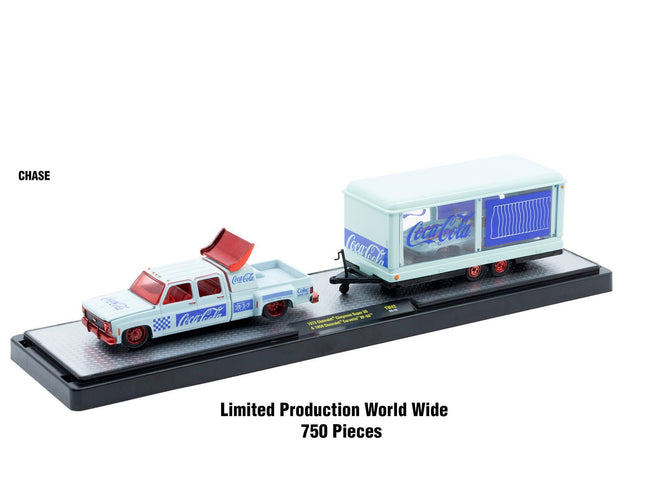 Auto Haulers "Coca-Cola" Set of 3 pieces Release 42 Limited Edition to 8200 pieces Worldwide 1/64 Diecast Models by M2 Machines-M2-ModelCars.com