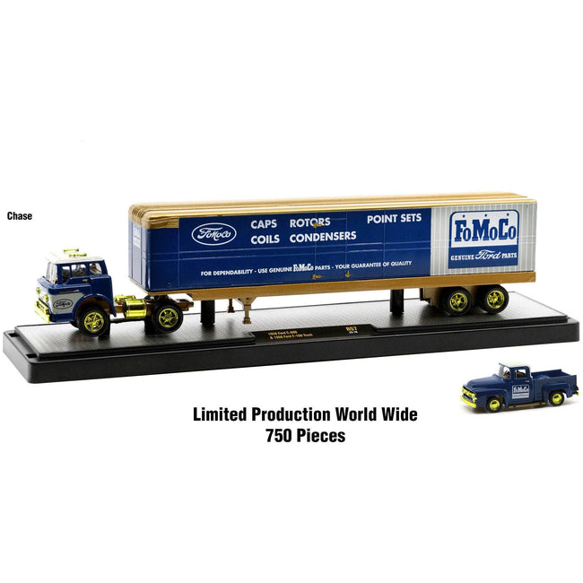 Auto Haulers Set of 3 Trucks Release 57 Limited Edition to 8400 pieces Worldwide 1/64 Diecast Models by M2 Machines-M2-ModelCars.com