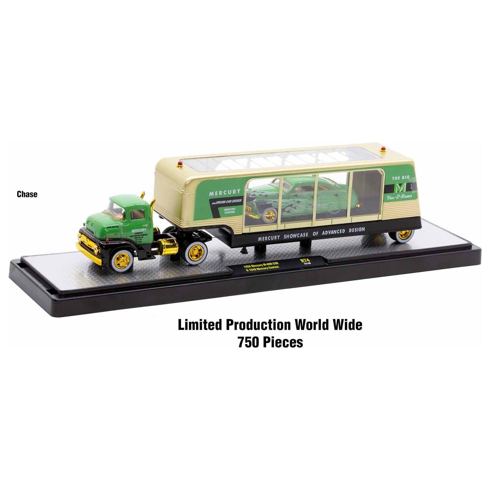 Auto Haulers Set of 3 Trucks Release 74 Limited Edition to 9000 pieces Worldwide 1/64 Diecast Model Cars by M2 Machines - M2 - ModelCars.com