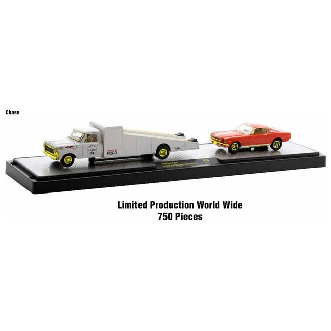 Auto Haulers Set of 3 Trucks Release 76 Limited Edition to 8000 pieces Worldwide 1/64 Diecast Models by M2 Machines-M2-ModelCars.com