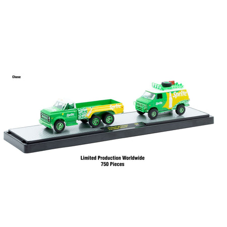 Auto Haulers "Soda" Set of 3 pieces Release 38 Limited Edition to 8000 pieces Worldwide 1/64 Diecast Models by M2 Machines-M2-ModelCars.com