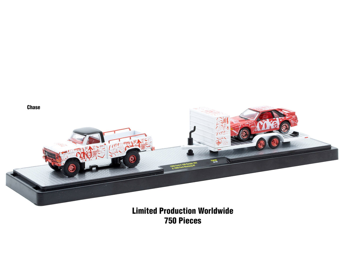 Auto Haulers "Soda" Set of 3 pieces Release 39 Limited Edition to 8000 pieces Worldwide 1/64 Diecast Models by M2 Machines-M2-ModelCars.com