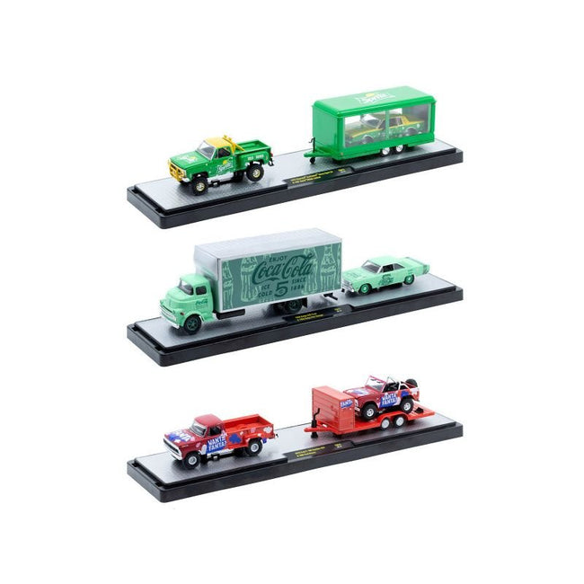Auto Haulers "Soda" Set of 3 pieces Release 41 Limited Edition to 8200 pieces Worldwide 1/64 Diecast Models by M2 Machines-M2-ModelCars.com