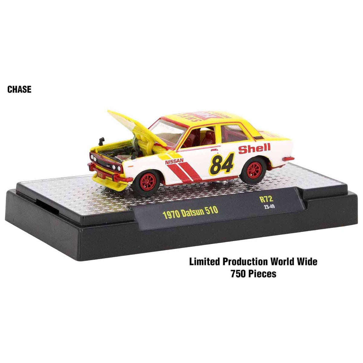 "Auto Meets" Set of 6 Cars IN DISPLAY CASES Release 72 Limited Edition 1/64 Diecast Model Cars by M2 Machines-M2-ModelCars.com