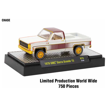 "Auto Meets" Set of 6 Cars IN DISPLAY CASES Release 75 Limited Edition 1/64 Diecast Model Cars by M2 Machines - M2 - ModelCars.com