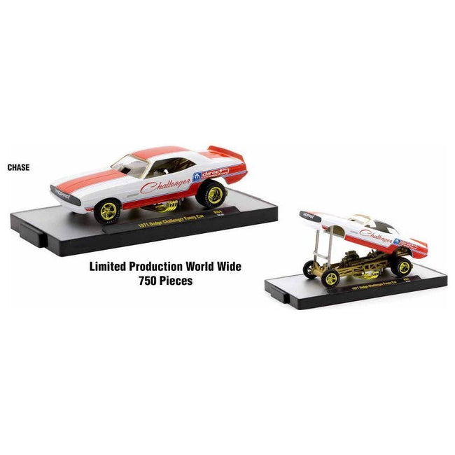 "Auto Meets" Set of 6 Cars IN DISPLAY CASES Release 84 Limited Edition 1/64 Diecast Model Cars by M2 Machines-M2-ModelCars.com