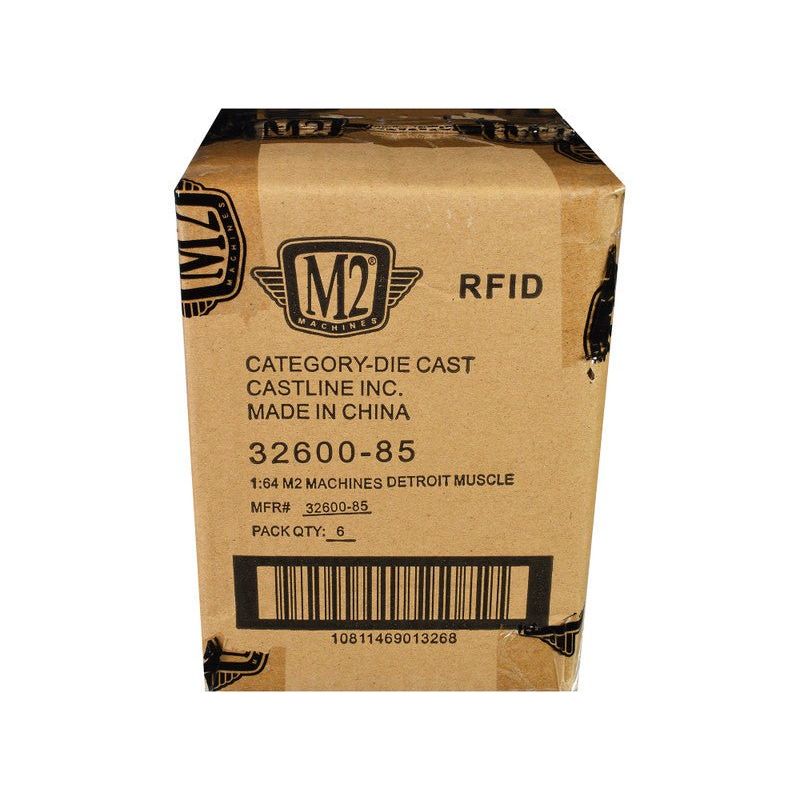 "Auto Meets" Set of 6 Cars IN DISPLAY CASES Release 85 Limited Edition 1/64 Diecast Model Cars by M2 Machines - M2 - ModelCars.com